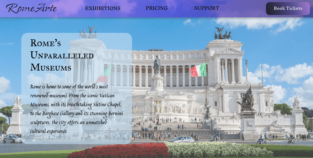 Rome Arte - Digital Art Platform